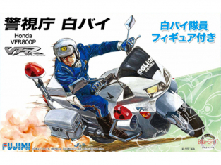 Fujimi maquette moto 141589 HONDA VFR800P police japonaise 1/12