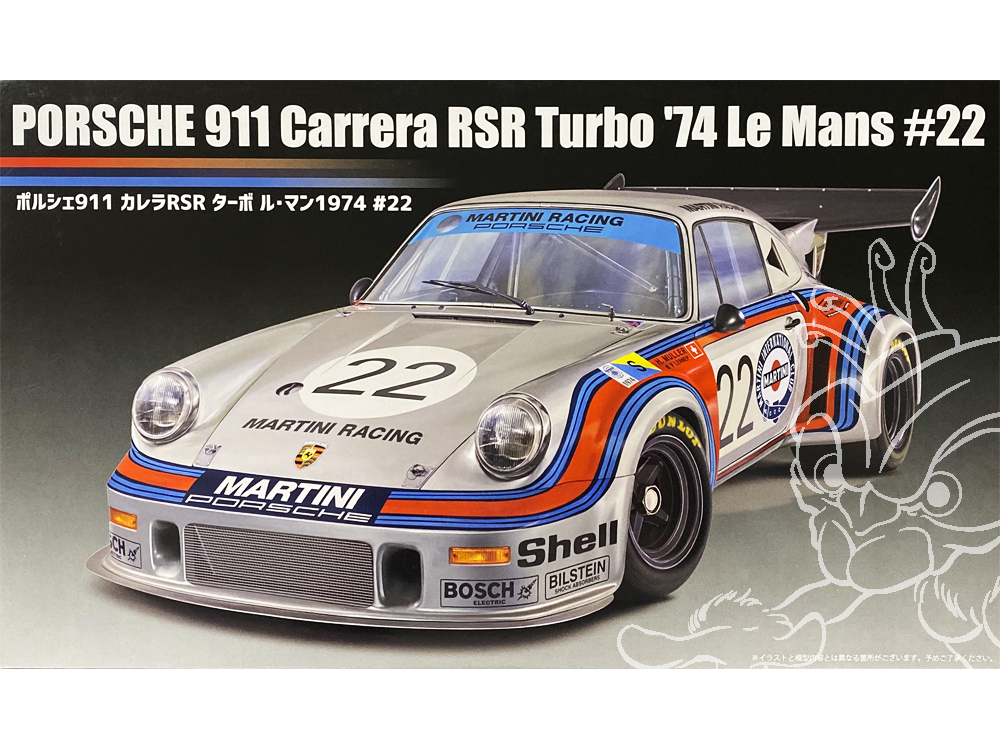 Fujimi maquette voiture 126487 Porsche 911 Carrera RSR Turbo 1974 Le Mans  22 1/24