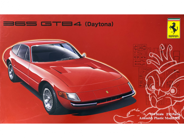 Fujimi maquette voiture 126319 Ferrari 365 GTB4 Daytona 1/24