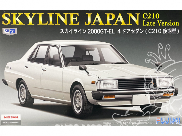 Fujimi maquette voiture 038766 Nissan Skyline Japan C210 Late version 2000GT-EL 4 portes 1/24