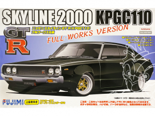 Fujimi maquette voiture 38032 Nissan Skyline 2000 GT-R KPGC110 Full-Works Verion 1/24