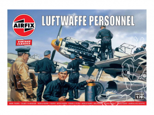 Airfix maquette figurine A00755V Vintage Classics Luftwaffe Personnel 1/76