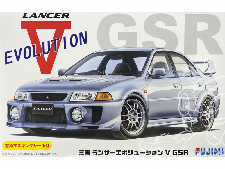 Fujimi maquette voiture 039190 Mitsubishi Lancer Evolution V GSR 1/24