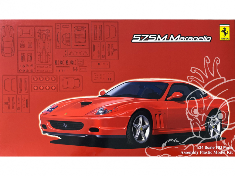 Fujimi maquette voiture 126531 Ferrari 575M Maranello 1/24