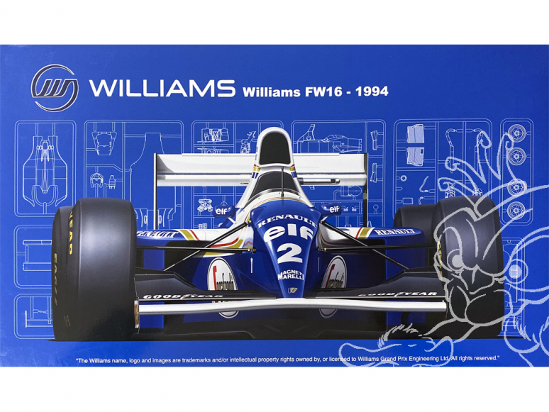 Fujimi maquette voiture 092126 Williams FW16 1/20