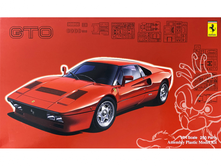 Fujimi maquette voiture 126272 Ferrari 288 GTO 1/24