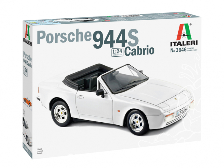 Italeri maquette voiture 3646 PORSCHE 944 S Cabriolet 1/24