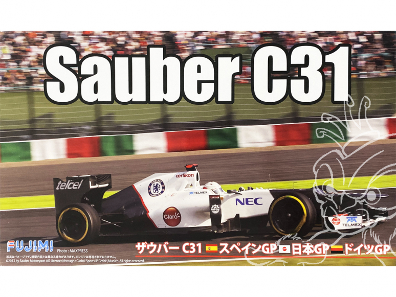 Fujimi maquette voiture 092072 Sauber C31 1/20