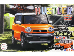 Fujimi maquette voiture 066103 Suzuki Hustler Orange SNAP 1/24