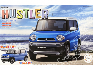 Fujimi maquette voiture 066110 Suzuki Hustler Bleu SNAP 1/24