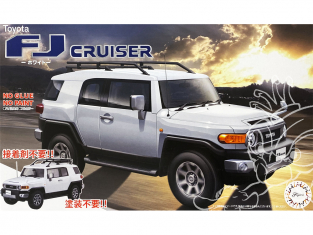 Fujimi maquette voiture 066127 Toyota FJ Cruiser SNAP Blanc 1/24