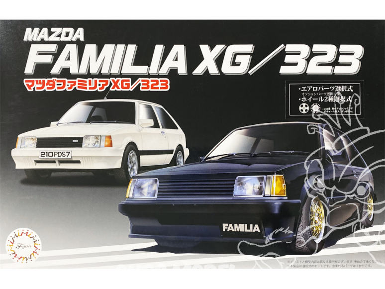 Fujimi maquette voiture 039893 Mazda Familia XG/323 1/24