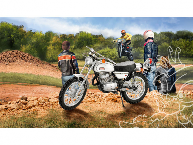 Revell maquette moto 07941 Yamaha 250 DT-1 1/12