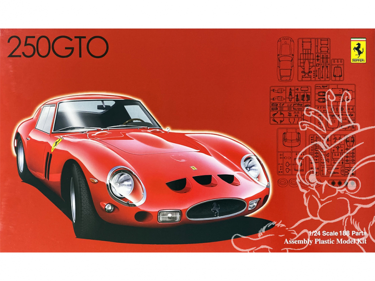 FUJIMI maquette voiture 123370 Ferrari 250GTO 1/24