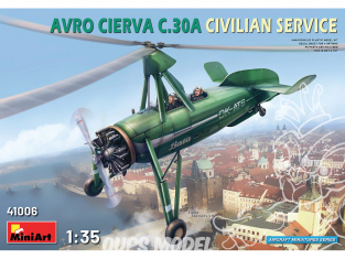 Mini Art maquette avion 41006 AVRO CIERVA C.30A CIVIL 1/35