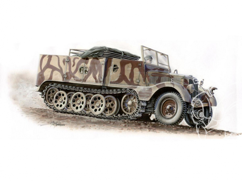 Special Hobby maquette militaire 72004 SdKfz 11/4 Nebelkraftwagen 1/72