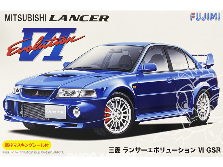 Fujimi maquette voiture 039237 Mitsubishi Lancer Evolution VI GSR 1/24