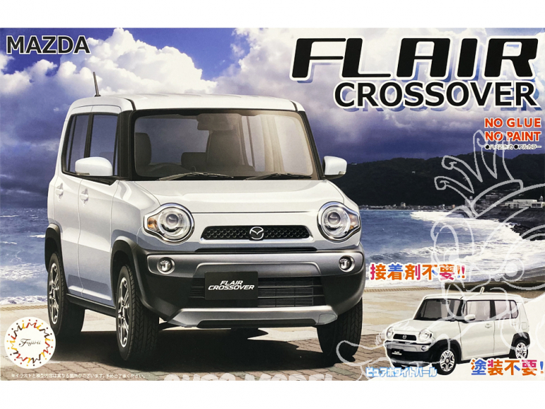 Fujimi maquette voiture 066035 Mazda Flair Crossover SNAP Blanc 1/24