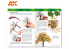 Ak Interactive livre Learning Series 10 AK296 Maitriser la végétation en Modélisation en Espagnol