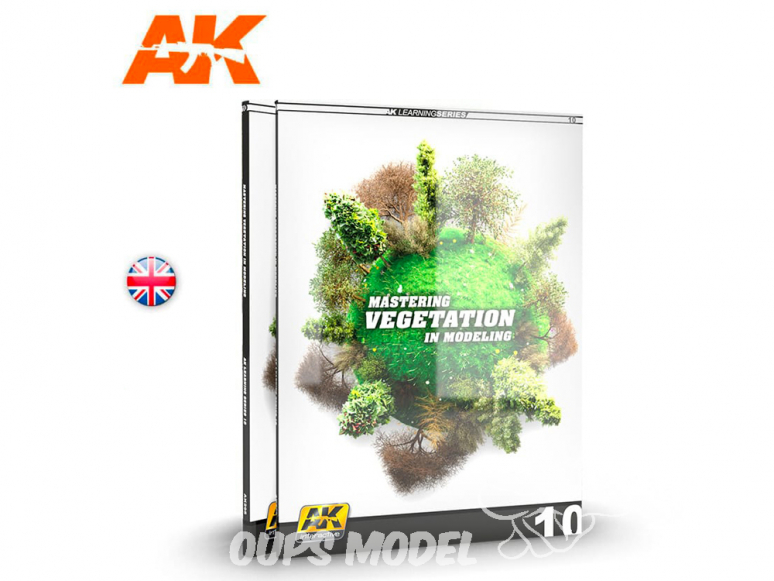 Ak Interactive livre Learning Series 10 AK295 Maitriser la végétation en Modélisation en Anglais