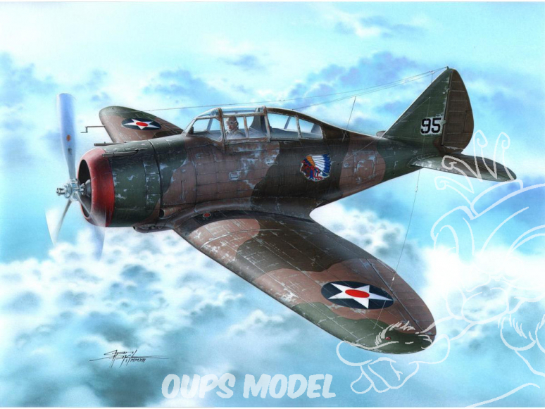 Special Hobby maquette avion 72262 P-35 War games and War Training 1/72