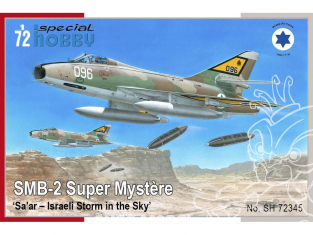 Special Hobby maquette avion 72345 SMB-2 Super Mystère Sa’ar Israeli Storm in the Sky 1/72