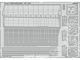 Eduard photodécoupe avion 32449 Volets d'atterrissage P-40N Trumpeter 1/32
