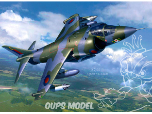 Revell maquette avion 05690 Harrier GR.1 inclus colle pinceau et peinture 1/32