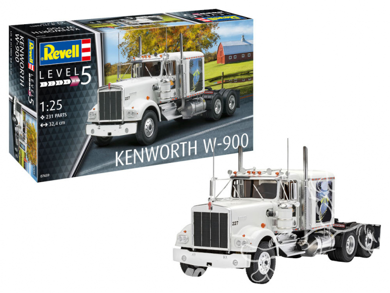 Revell maquette camion 07659 Kenworth W-900 1/24