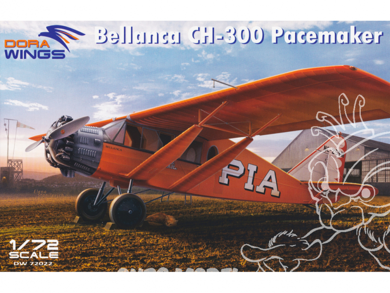 Dora Wings maquette avion DW72022 Bellanca CH-300 Pacemaker 1/72
