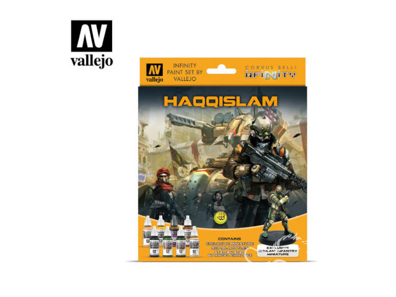 Vallejo Set Infinity 70237 Haqqislam 8 pots de peintures 17ml