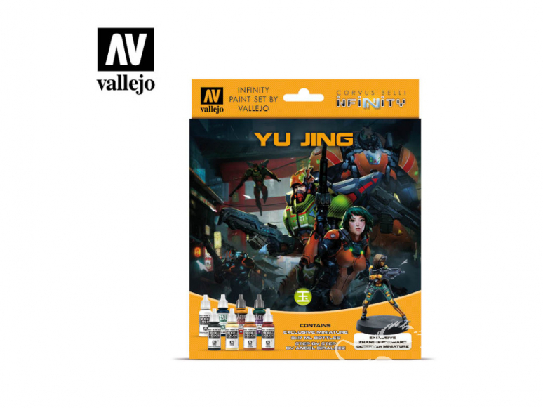 Vallejo Set Infinity 70235 Yu Jing 8 pots de peintures 17ml