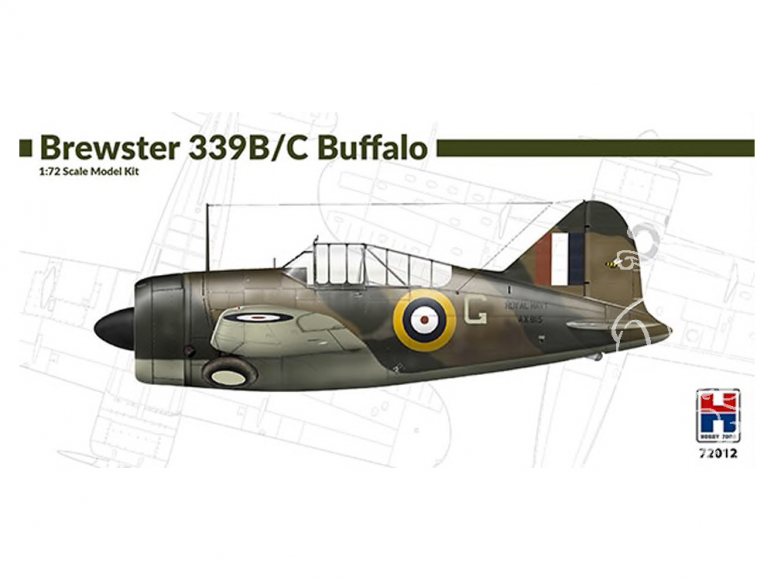 Hobby 2000 maquette avion 72012 Brewster 339B/C Buffalo 1/72