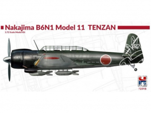 Hobby 2000 maquette avion 72015 Nakajima B6N1 Model 11 TENZAN 1/72