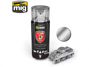 MIG peinture bombe TTH109 Apprêt métal nu Plastique métal Résine - Bare metal Primer 400ml