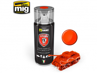 MIG peinture bombe TTH105 Apprêt Rouge royal Mat Plastique métal Résine - Royal Red Matt Primer 400ml