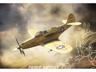 Brengun maquette avion BRP144012 P-39Q Airacobra 1/144