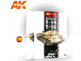 Ak Interactive livre AK915 T-54 / T-55 Le char le plus emblématique du Monde en Espagnol