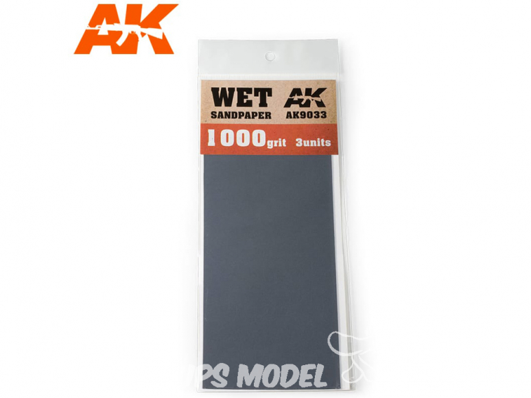 AK interactive outillage ak9033 Papier abrasif à l'eau Grain 1000