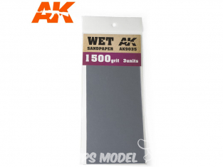 AK interactive outillage ak9035 Papier abrasif à l'eau Grain 1500