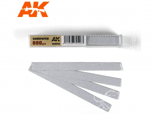 AK interactive outillage ak9025 Bandes de papier abrasif à sec Grain 800