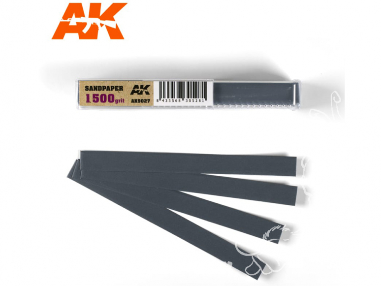 AK interactive outillage ak9027 Bandes de papier abrasif à l'eau Grain 1500
