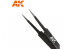 AK interactive outillage ak9008 Pince brucelle de précision droite