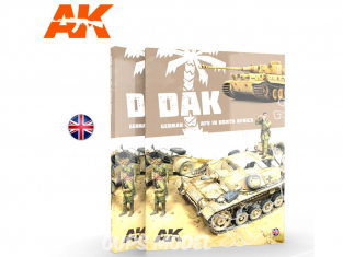 Ak Interactive livre AK912 DAK Véhicules Allemand en Afrique du Nord en Anglais