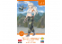 Hasegawa maquette avion 52223 Collection Egg Girls No.11 &quot;Lucy MacDonnell&quot; (Armée) avec Hughes 500 1/20