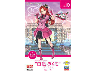 Hasegawa maquette avion 52222 Collection Egg Girls n ° 10 «Mikumo Shiranagi» (Idole) avec T-4 1/20