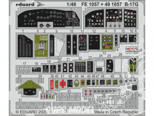 EDUARD photodecoupe avion 491057 Cockpit B-17G Hk Models 1/48