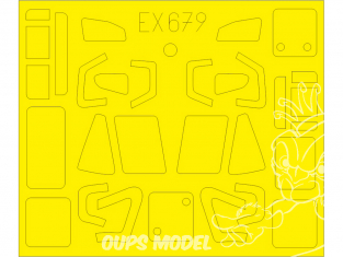 Eduard Express Mask EX679 W-3A Sokol Answer 1/48