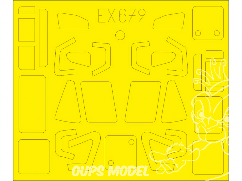 Eduard Express Mask EX679 W-3A Sokol Answer 1/48