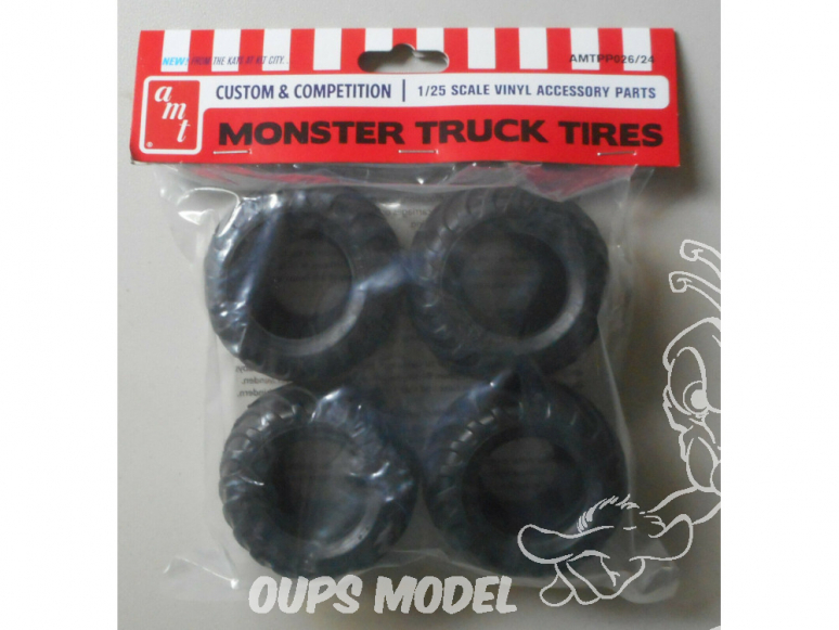 AMT maquette voiture PP026 Pneus Monter Truck 1/25